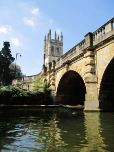 Magdalen Bridge and College from the Cherwell